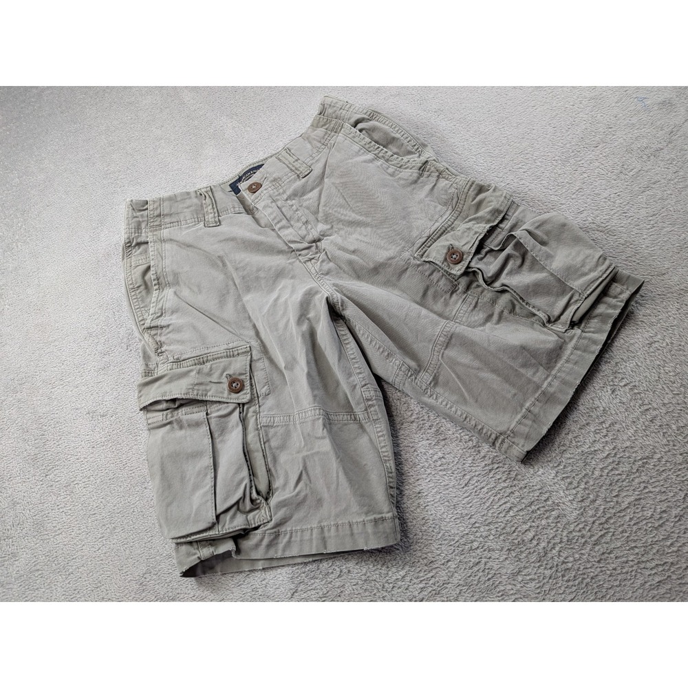 American Eagle Outfitters Men's Cargo Shorts - Light Khaki